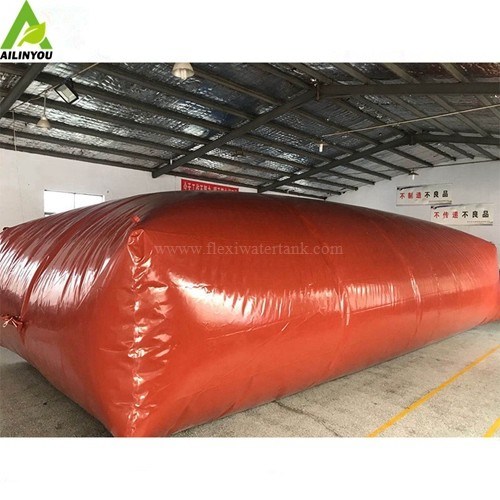 China Factory Custom Soft Redd Mud PVC 200m3 biogas storage bag for biodigestor biogas